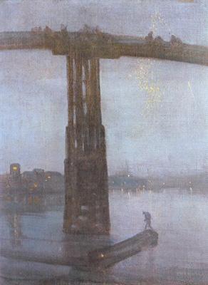 James Abbott McNeil Whistler Old Battersea Bridge (mk19) France oil painting art
